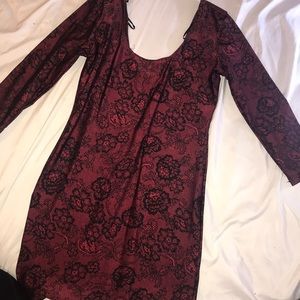 Burgundy Bodycon